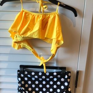 Brand New Polka Dot Halter Swimsuit